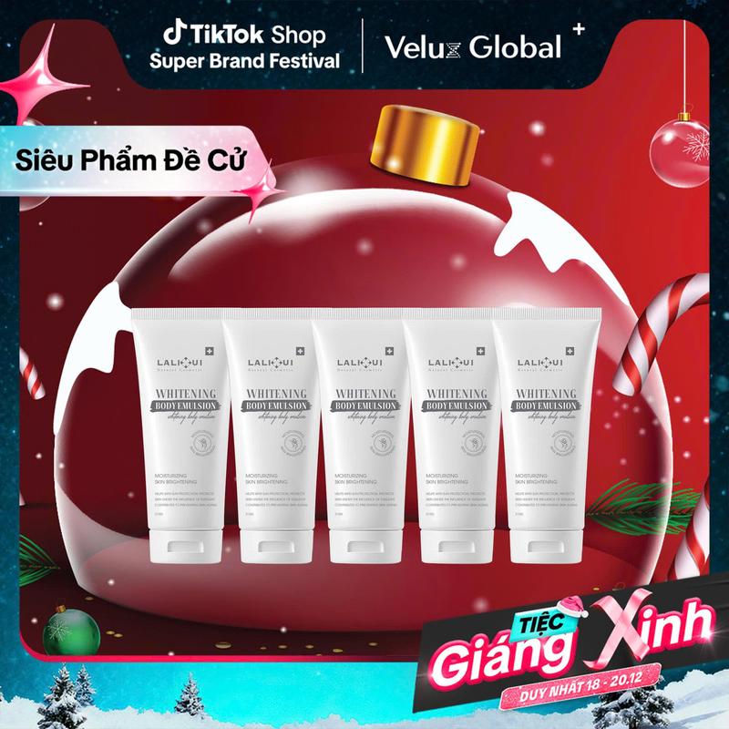  COMBO 5 KEM BODY LALIHUI NÂNG TÔNG DƯỠNG SÁNG MỜ THÂM CHỐNG NẮNG KHÔNG TRÔI NƯỚC 