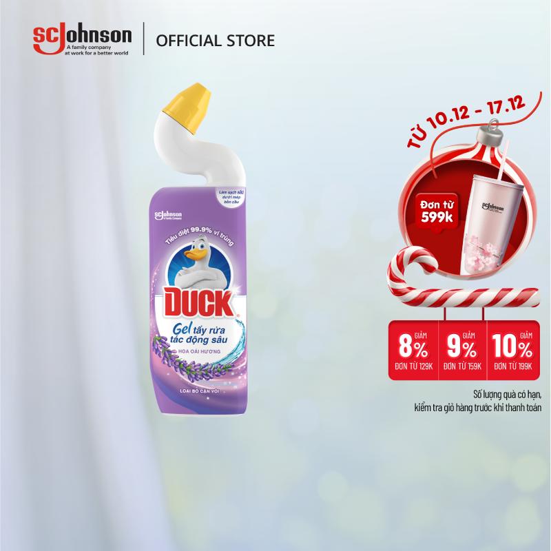 DUCK Gel Tẩy Rửa Bồn Cầu Hương Oải Hương 900ml