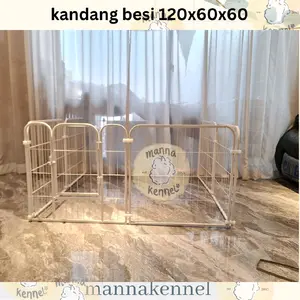 kandang pagar besi pager anjing besi korean smart fence basic star fence acis