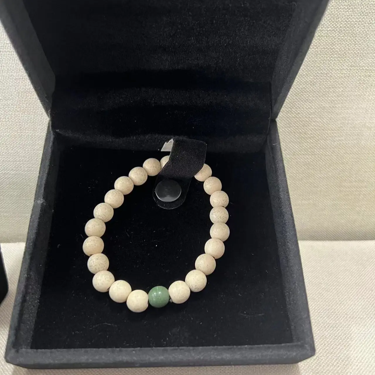 8004-Yixing handmade purple sand bead bracelet white purple sand bracelet