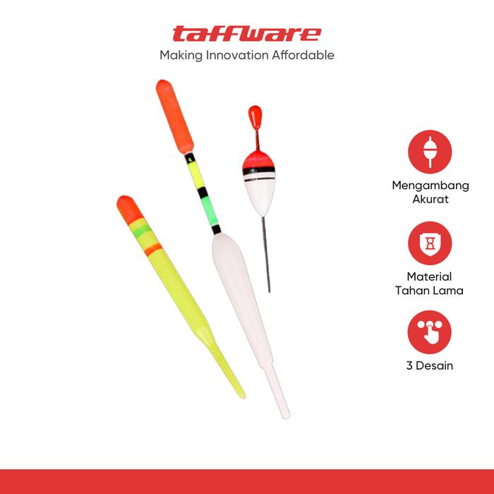 Gambar TaffSPORT Kumbul Pancing Vertical Fishing Floats Bait 15 PCS - P0015 dari Taffware Official Store Kota Administrasi Jakarta Barat Tokopedia