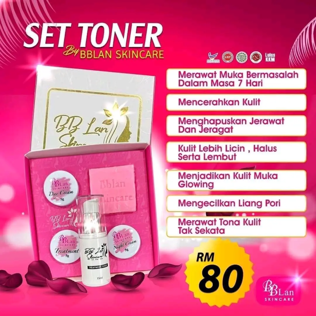 BBLAN SKINCARE ORIGINAL HQ ITEM SET DAN LOOSE