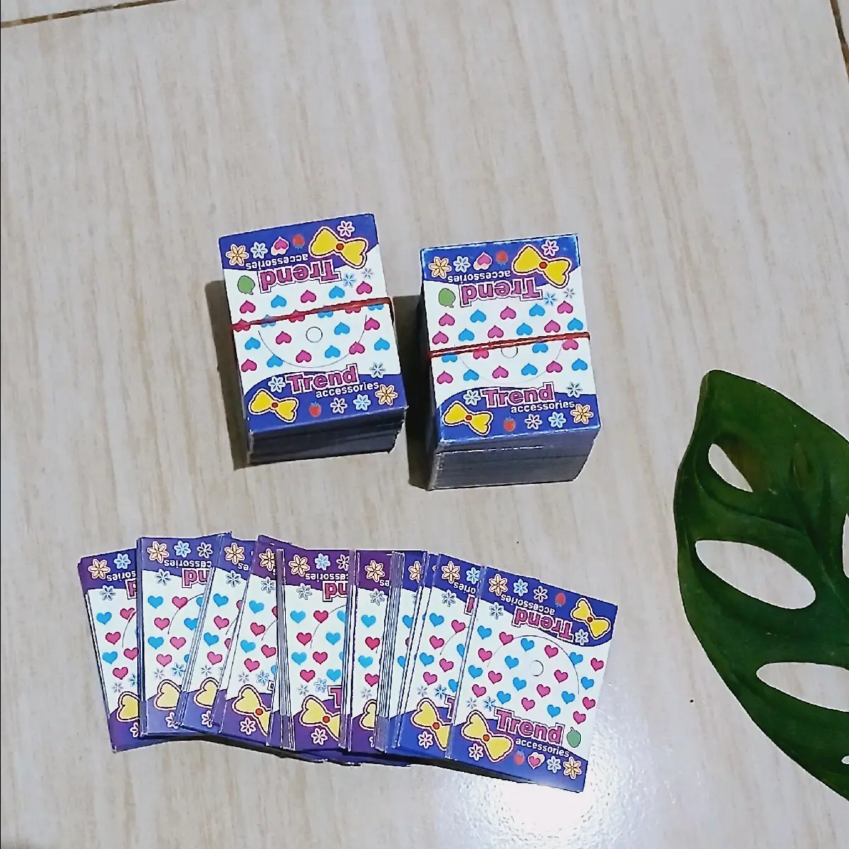 HANGTAG LABEL ACCESORIS MOTIF ISI 100 LEMBAR