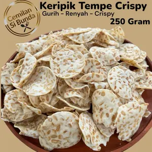 Keripik Tempe Sagu Crispy 250 Gram Food cemilan