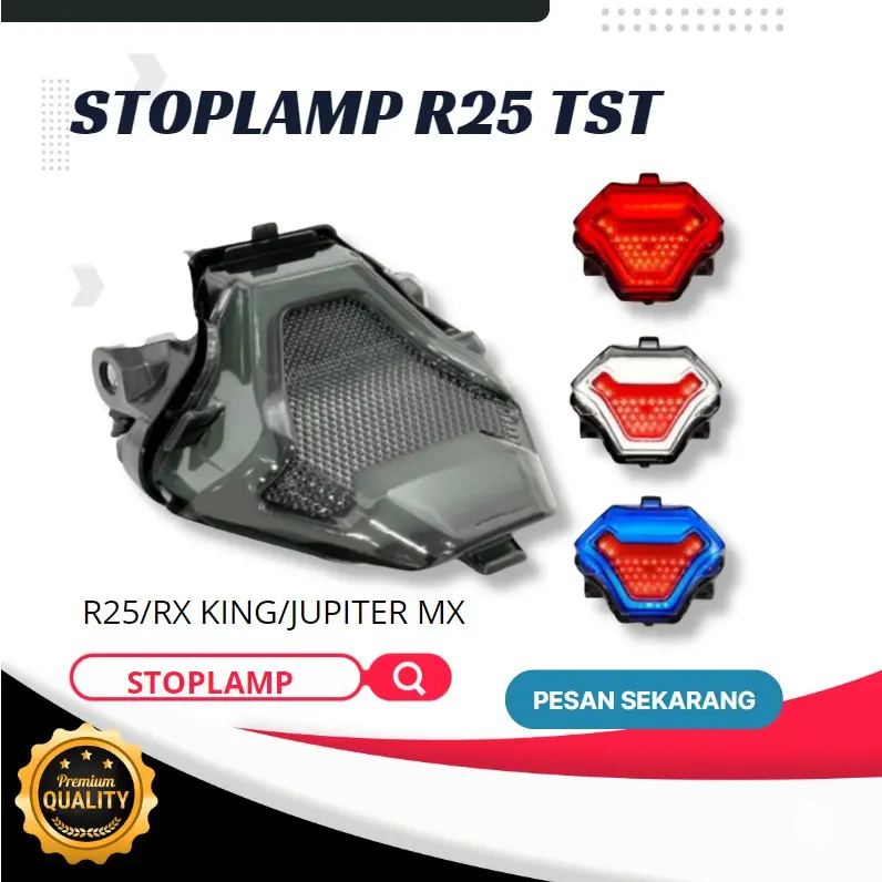 stoplamp tst Biru STOPLAMP LAMPU REM BELAKANG TST VENUT PNP R25 lampu rem yamaha r25 MX KING MT25 2