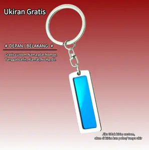 【Free Custom】Gantungan Kunci Motor Mobill Gudang Rumah Anti-Hilang Ukiran Laser Pemberian Tulisan Pemesanan Plat Nomor Kendaraan Sarung Kunci Kendaran Remot Objek Hiasan Aksesoris
