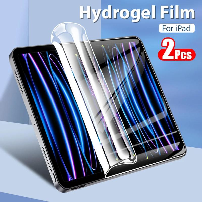 Hydrogel Film For Ipad Pro 13 11 2024 12.9 10th 9th Genration Screen Protector For Ipad Air 5 4 3 8th 5th Mini 6 Protective Film