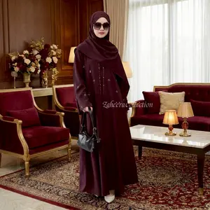 Mecca Dress Gamis Lebaran Bahan Ceruty Babydoll Premium Gamis Hari Raya Abaya Premium