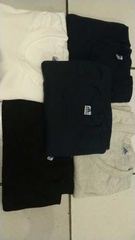 Product Review of PROMO PAKET 5 PCS KAOS KATUN DISTRO POLOS OBLONG PENDEK HITAM PUTIH Pria Combed Baju Dewasa Keren  Cowok Sablon   bajudistro baju co jalan oversized Kata beatles shirt bintang Tulisan Santai from B**G I** 1