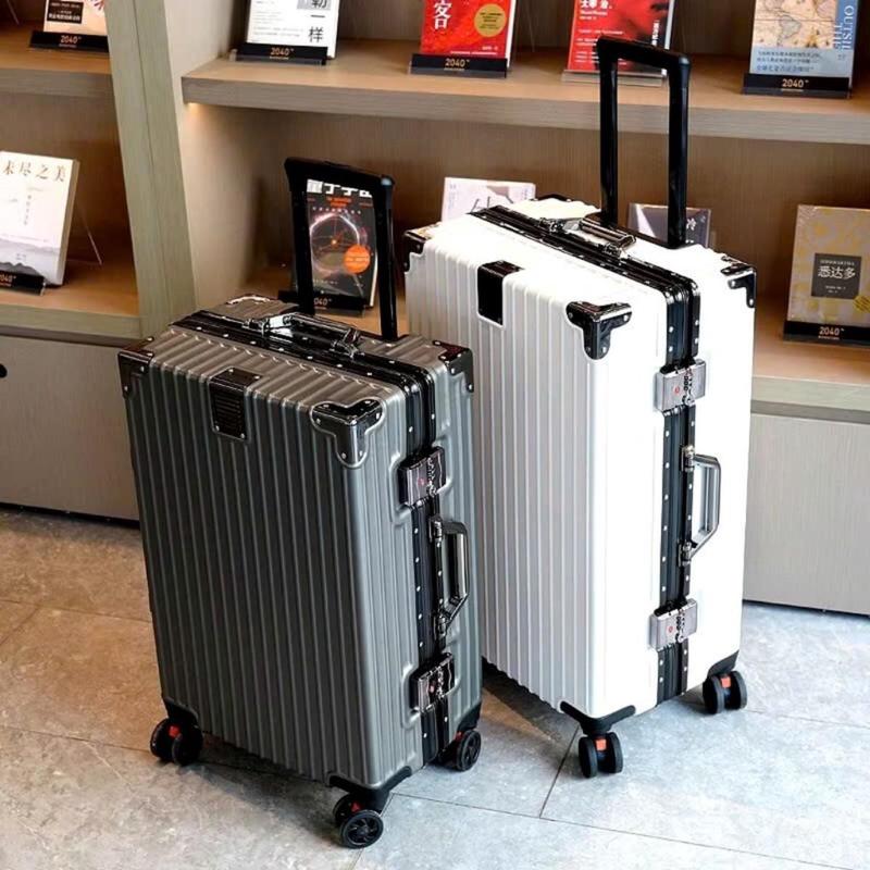 Vali Trà My -  Khung Nhôm Khóa Sập 002 Kiểu dáng đẹp, Chất Liệu Nhựa PC Chống Xước, Chống Va Đập Tuyệt đối