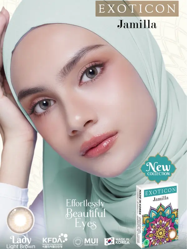 SOFTLENS X2 JAMILLA  MINUS (-0.5 sd -2.75) DIA. 14.50mm / NATURAL 6