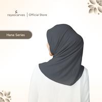 Gambar Rayascarves - Hijab Bergo Sport Bahan Jersey - Bergo Sport Pad Besar - Kerudung Instan - Hana Series - Fossil Grey dari Rayascarves Indonesia Kota Bandung 2 Tokopedia