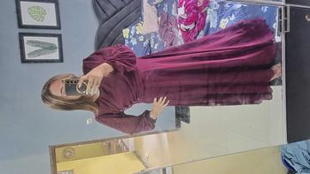 Product Review of QOME - DRESS BAHAN CERUTI / DRESS NAOMI / DRESS KONDANGAN /DRESS PESTA / DRESS FORMAL Mewah from A**e C**t 0