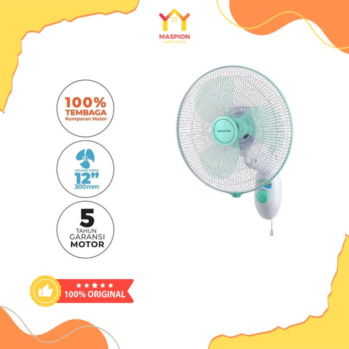 Gambar Maspion Kipas Angin Dinding Wallfan 12" MWF 31k GARANSI RESMI - MHS dari Maspion Home Store Kota Bandung Tokopedia