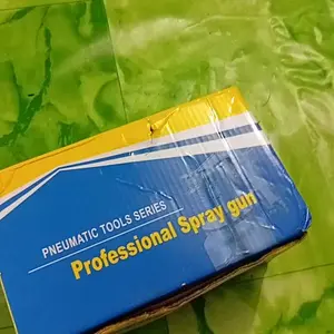 REAIM Spray Gun 500ML Penyemprot Cat Pneumatik  Semprot Atomisasi Tinggi Pot Bawah untuk Kompresor Udara Tabung Silinder Alat Semprot Cat Mobil Motor Kayu Besi Dinding Pengecatan Spray Gun Profesional