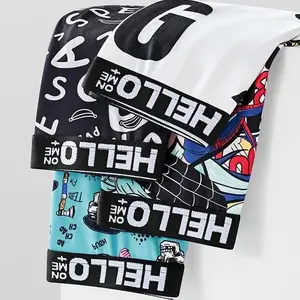 PAKET 4 PCS Celana Dalam Boxer Pria Motif Hello V2 Adem Antibakteri | BoxerKu 028