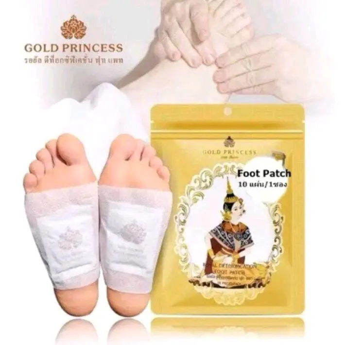 Koyok Kaki AJAIB Gold Princess Royal Detox Foot Patch Original Thailand