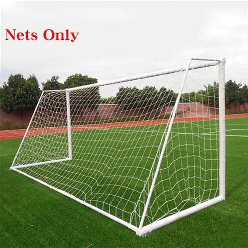 [Sports Life Outdoor Shop]1PC Football Soccer Goal Post Nets Sport Training Outdoor Match Football Training Soccer Goal Post Net （Net Only）
