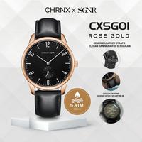 Gambar Jam Tangan Pria Kulit Fashion Anti Air Original Leather Chronox CXSG -  CHRNX x SGNR - Full Black, Tanpa Grafir dari Chronox.id Kota Administrasi Jakarta Pusat 2 Tokopedia