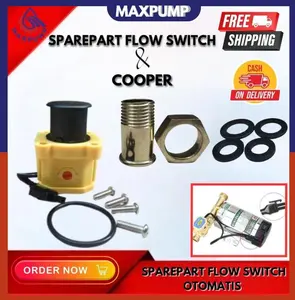MAXPUMP Sperpart Flow Switch Otomatis Saklar sparepart Water Flow Switch Pump Jet Set Copper Sock Eksternal flow switch pompa air