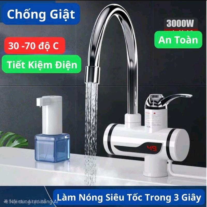  Máy Nước Nóng Lạnh QWater RX-206A Bản Nâng Cấp model 2026 Loại Tốt Chống Giật Hiệu Quả Cao An Toàn Hơn Bền Bỉ Hơn Làm Nước Nóng Trực Tiếp Tại Vòi Sau 3 giây 3000W Tiết Kiệm Điện 