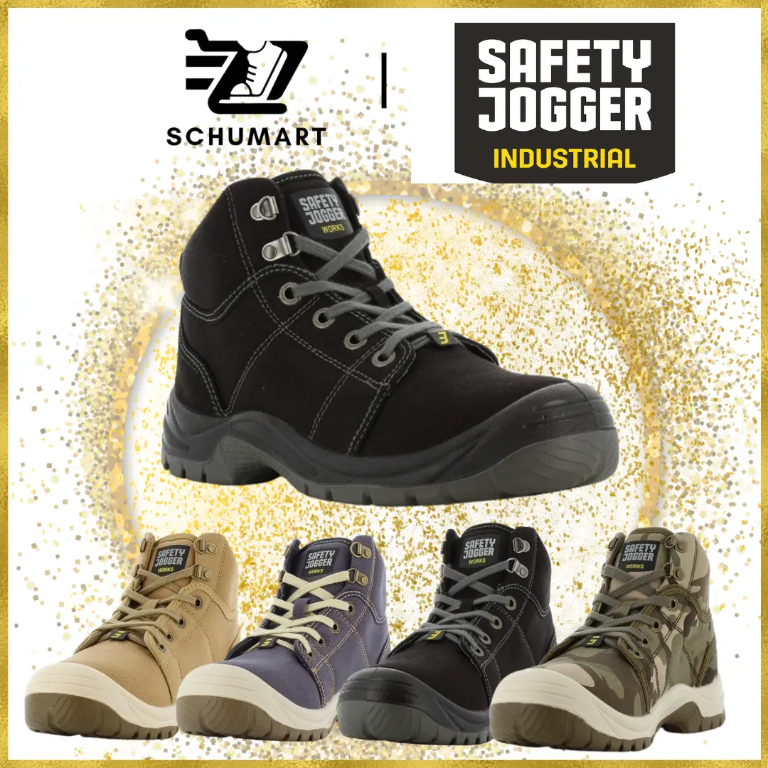 Ankle Safety Boots - Safety Jogger Desert Safety Shoes with Shockproof & Antislip Sole