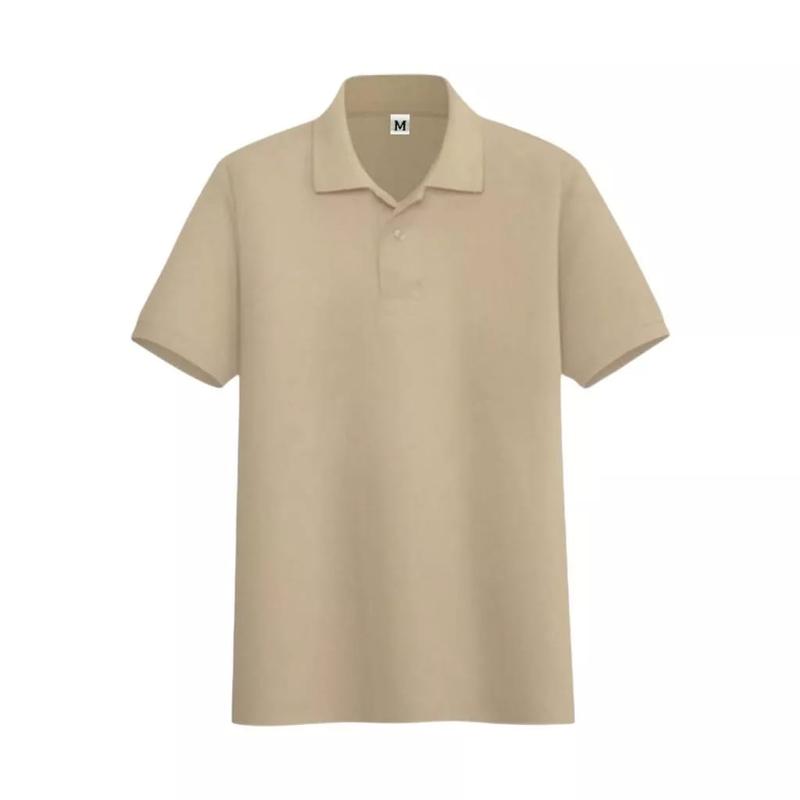 Kaos Kerah Polos / Kaos Kerah Polos Seragam / Kaos Kerah Polo Shirt Unisex Formal / Kaos Kerah Lengan Pendek Abu Abu Casual 8