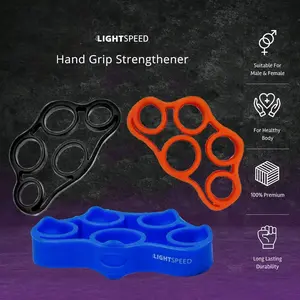 LIGHTSPEED FINGER STRENGTHENER/SILICONE FINGER STRENG HAND RESISTAND Tangan
