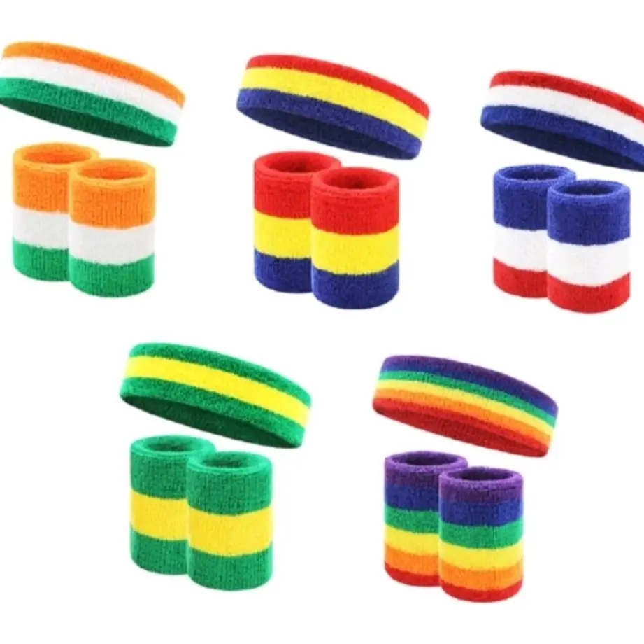 Wristband Aolikes Menyerap Keringat 1 Set isi 1 Headband + 2 Sweat