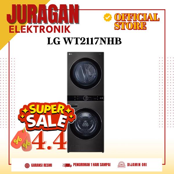 Gambar Mesin Cuci LG WT2117NHB Wash Tower 21 Kg & Dryer 17 Kg 6 Motion Wash WT2117NHB WT-2117NHB dari JURAGAN ELEKTRONIK JAKARTA Kota Administrasi Jakarta Barat Tokopedia