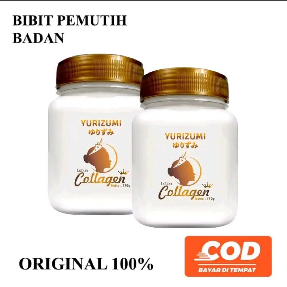 Promo 2Pcs Yurizumi Bibit Collagen Hand Body Lotion Ampuh Memutihkan Kulit Kering Berminyak