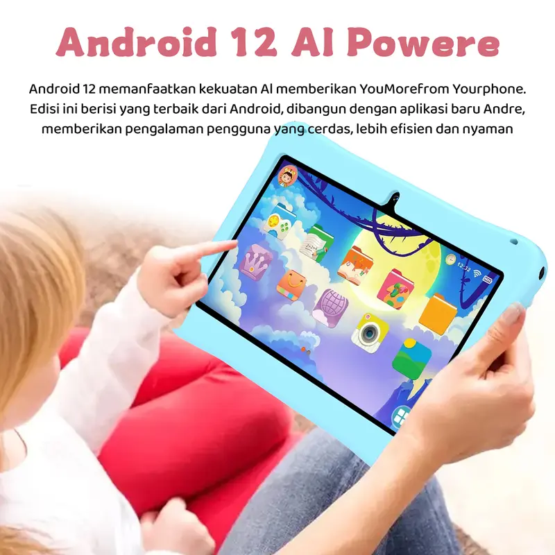 【Hancdon】F06/COD/Kesejahteraan Edition Tablet Study Kids IPS Screen 7 Inch/Tablet Edukasi Anak aipet  anak  tab tablet  belajar/ipad untuk anak anak/tablet android murah Toy Game Belajar table  tanak Wifi Layar Bluetooth 4