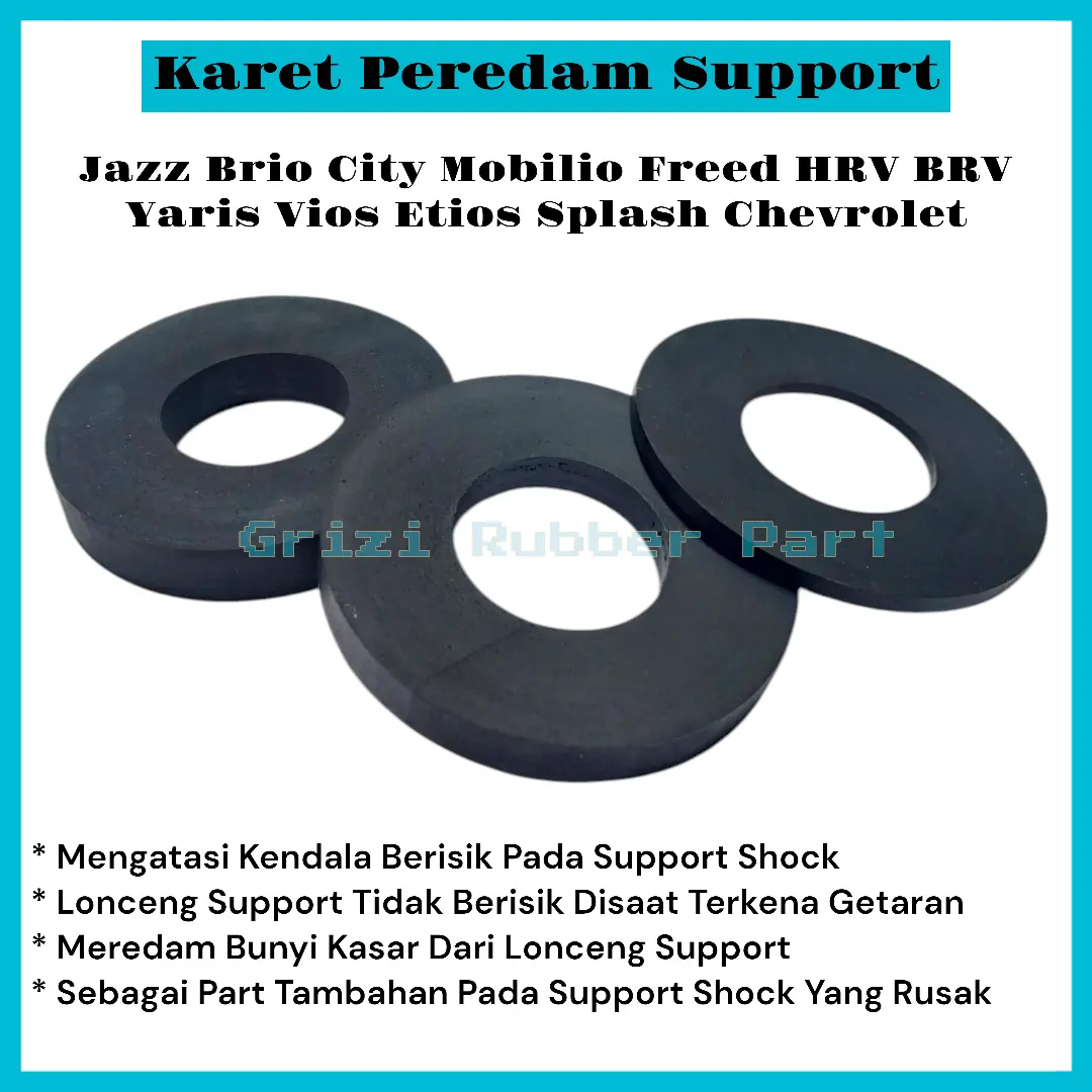 Karet Peredam Support Extra Karet Tatakan Depan Honda Jazz Brio Honda City Yaris Vios Harga 1Pcs