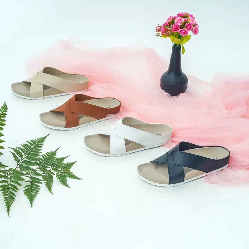 Christian Bale Jessica sendal flat wanita Casual Sandal 8