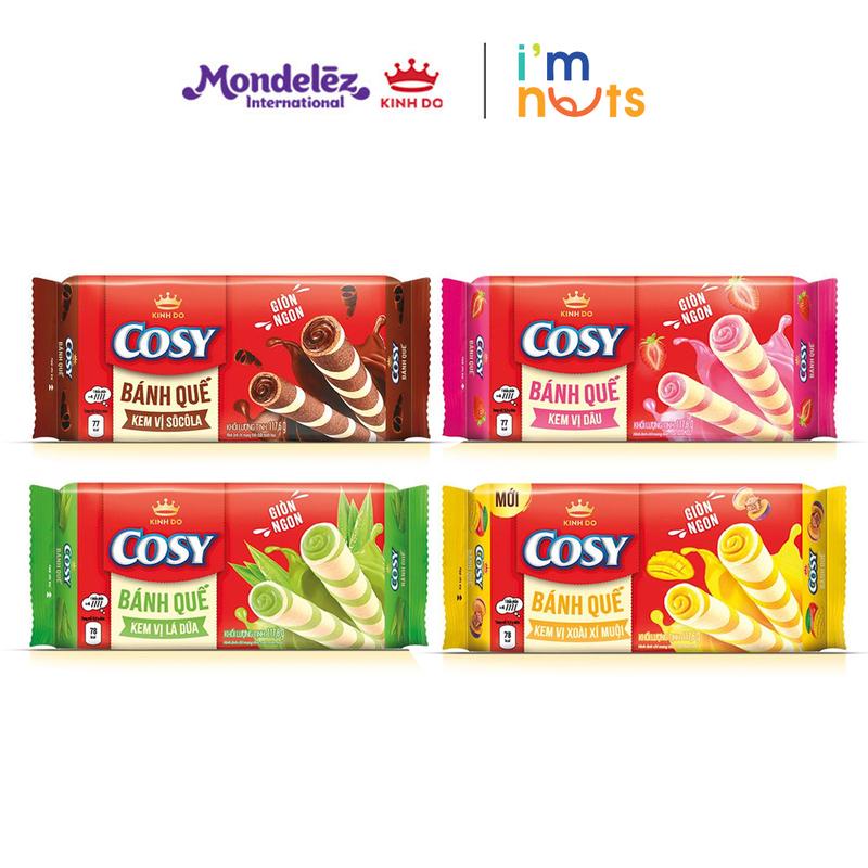 Bánh Quế Cosy Giòn Thơm Đủ Vị 117g