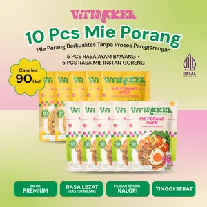 READY STOCK Vitmaker Mie Porang Rasa Mie Instan Goreng & Rasa Ayam Bawang