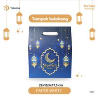 Gambar Dus Premium Lebaran|Dus Hampers Lebaran||Dus Kue Lebaran Premium/Mewah Glitter|Dus 21x8x25cm - Tokodus TKI - 1B Biru dari Tokodus TKI Kab. Bandung 4 Tokopedia
