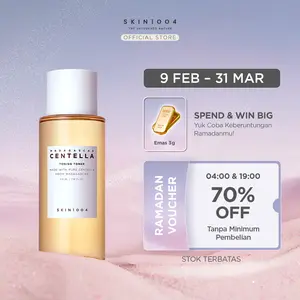 SKIN1004 Madagascar Centella Toning Toner 210ml Perawatan Berjerawat Berminyak Bruntusan Kering Mencerahkan Wajah
