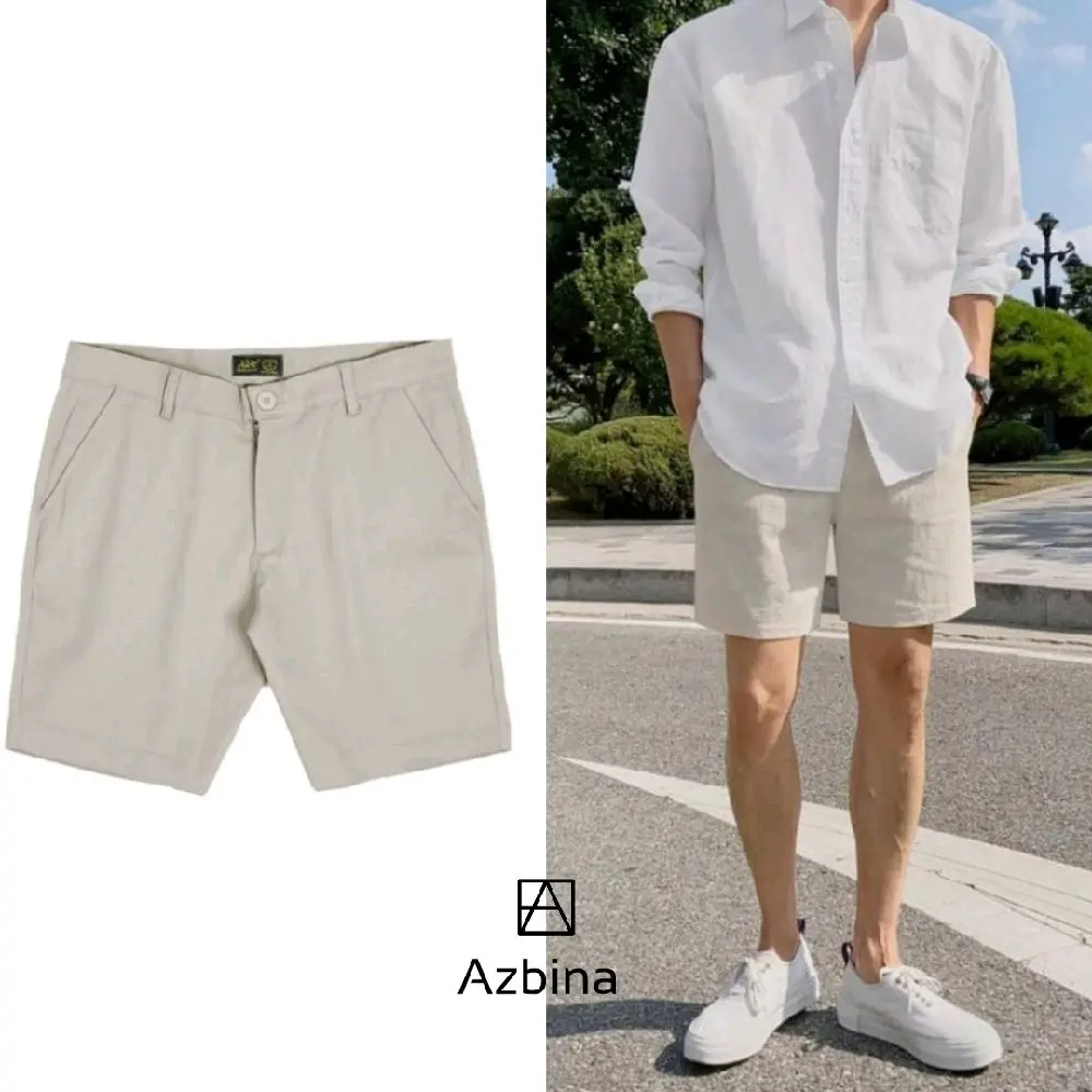 Celana Chino Pendek Cream Cino Short Pants Pria Celana Pendek Chinos Distro