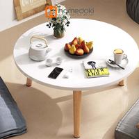 Gambar Homedoki  Meja Tamu/Meja Kopi/Meja Sudut/Meja Cafe/Coffe Table/Meja Minimalis/Meja Teras - TYPE1-Putih dari Homedoki Store Kab. Deli Serdang 2 Tokopedia