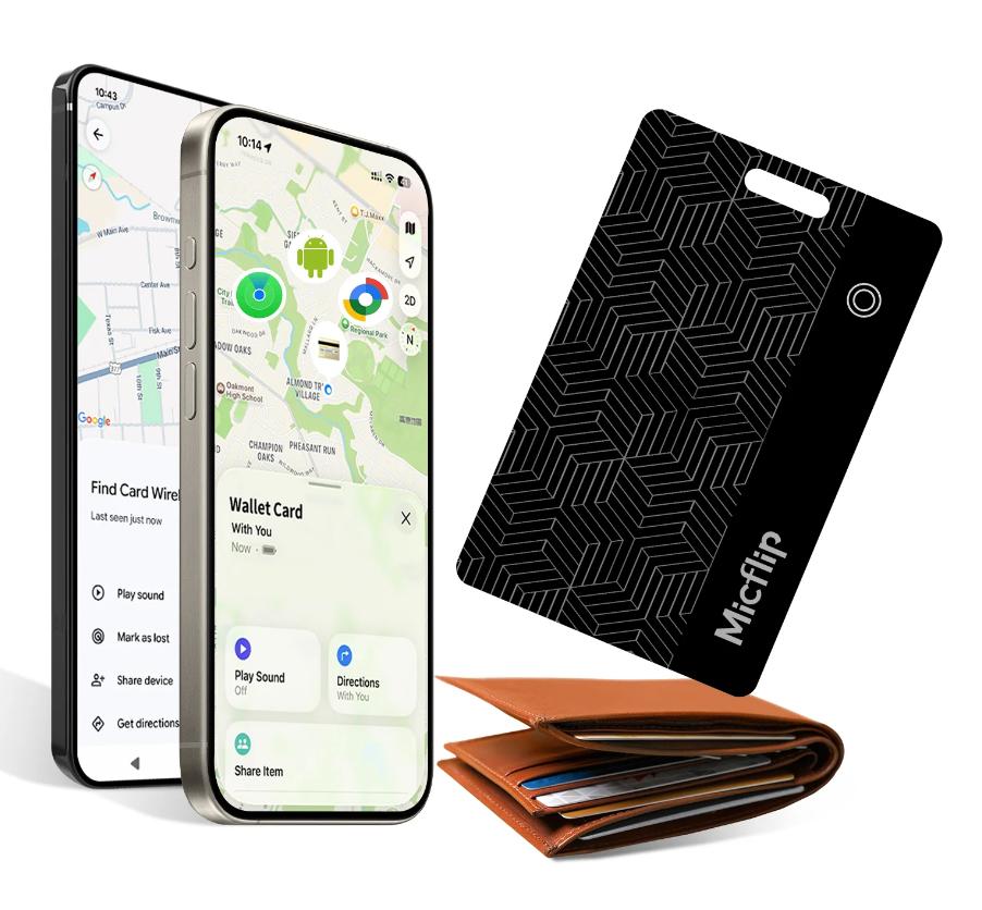 Anti Lost Smart Card Wallet Tracker | Kartu Pintar Pelacak Dompet Anti Hilang Find My iOS Android Micflip