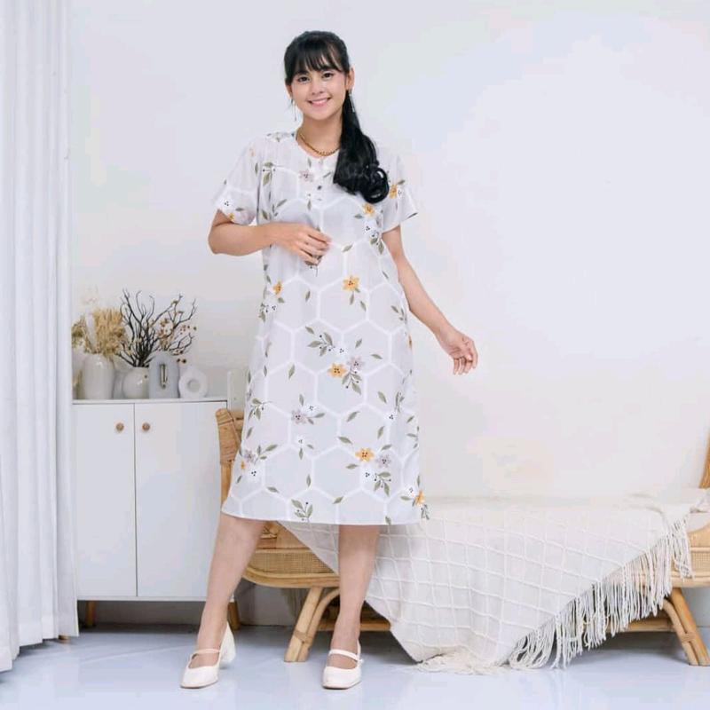 DASTER MECCA STANDAR DAN JUMBO BAHAN POLY RAYON Wanita Pendek 6