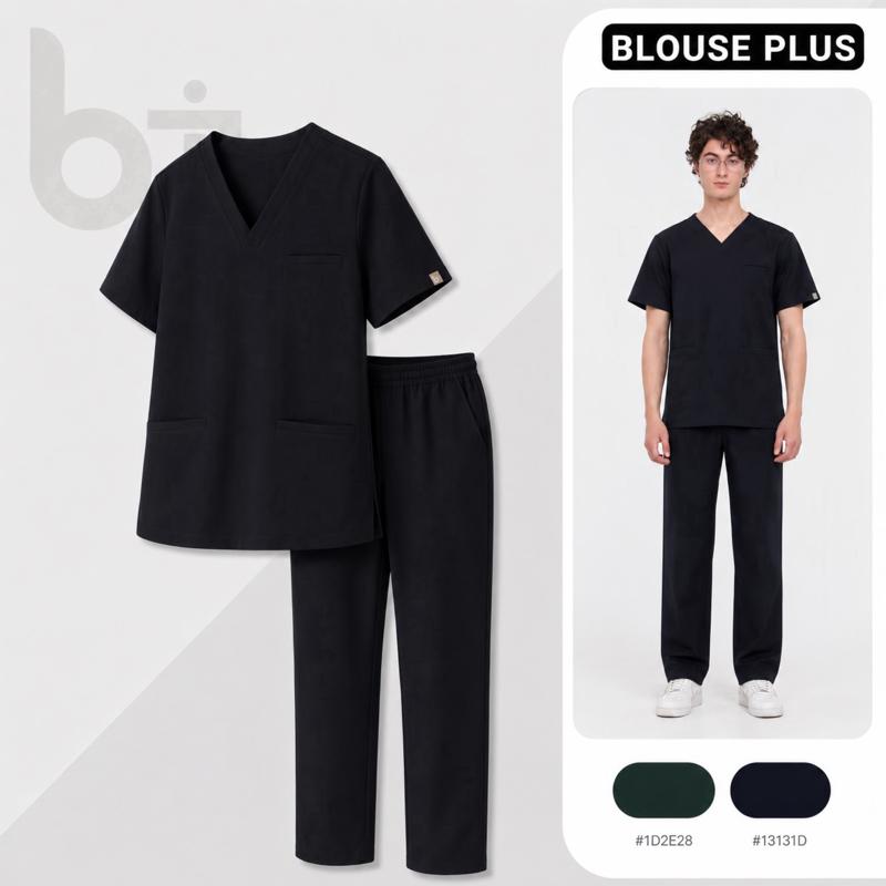 Set bộ đồ trực nam Bác sĩ, Y tá, Nhân viên phòng khám, Nha khoa, Spa - NOMA SCRUBS