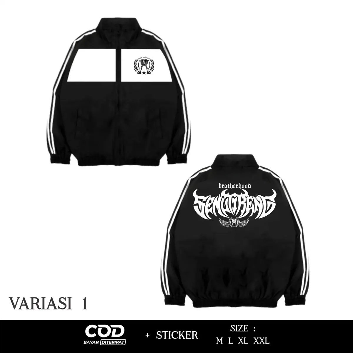 Tracktop PSHT Semut Ireng Brotherhood Desain Kekinian