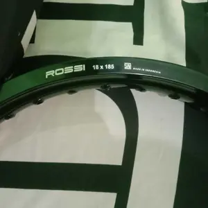 VELG ROSSI WM HITAM GLOSSI GILAP UKURAN 140,160,185,215 RING 17 Accessories Motorcycle