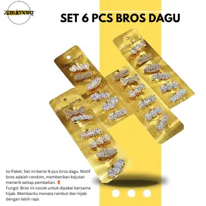Set 6 pcs Bros Dagu - BrosHijab Motif Random