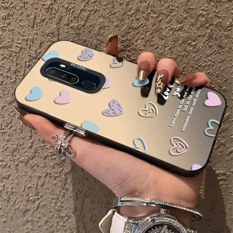 Casing Hp for OPPO A9 A5 2020 CPH1937 CPH1931 Case lucu Casing berkualitas tinggi Perumahan tahan benturan Casing buram Casing HP anti gores Cangkang akrilik Casing HP kartun Tombol terpisah Casing ponsel baru