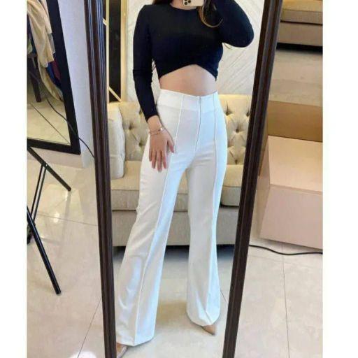 Celana Kulot Cutbray Scuba Premium Ukuran Standar Celana Scuba Tebal  Melar Celana Panjang Highwaist Standar Wanita Celana  Kerja Kantor