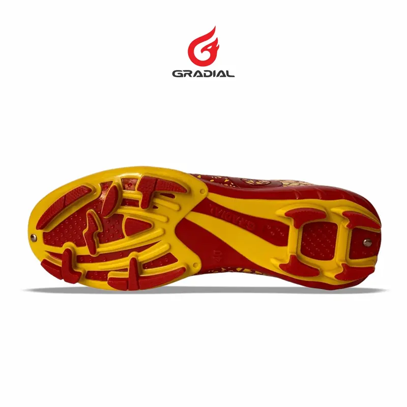 Sepatu Sepak Pria Bola Vinicius Gradial Soccer Merah Original Lokal Boots 3