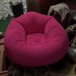 Sofa ANGIN model Bean Bag (Belum Termasuk Pompa / Dijual Terpisah) Sofa Empuk Ultra Bentuk Bulat Untuk Kamar Asrama Luar Ruangan BEST ART Furniture